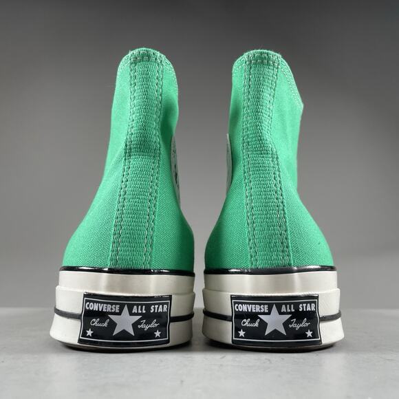 Mens 9 Womens 11 Converse Chuck 70 Hi Green Canvas Classic Casual Sneakers Shoes - Picture 3 of 9